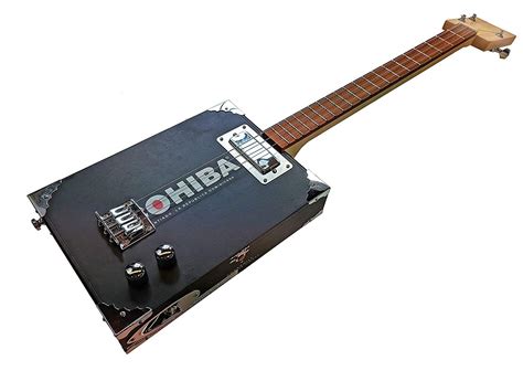 how to make an electric cigar box guitar|make acoustic cigar box guitar.